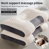1 шт. Almohada подушка для шеи помогает сон защищает шею шейный ортопедический массаж из соевого волокна бытовая спа-подушка для сна