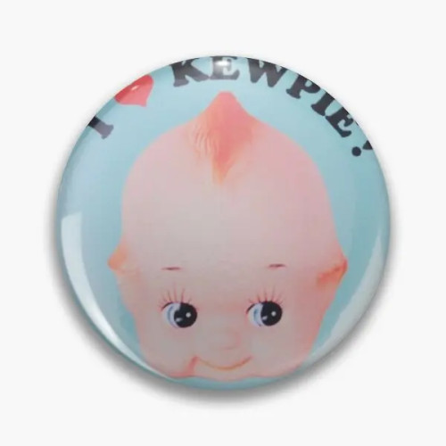 I Love Kewpie 3, мягкая пуговица, булавка для лацкана, воротник, декор, мультяшная одежда, креативная забавная брошь, металлическая модная милая ювелирная брошь