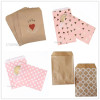 Бумажные пакеты 5x7 дюймов Love is Sweet Wedding Treat Craft Paper Popcorn Bags Food Safe Party Favor Бумажные пакеты Лучший подарок конфеты сладкий пакет