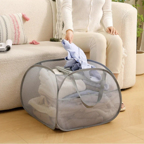 Складная корзина для белья, 90 л