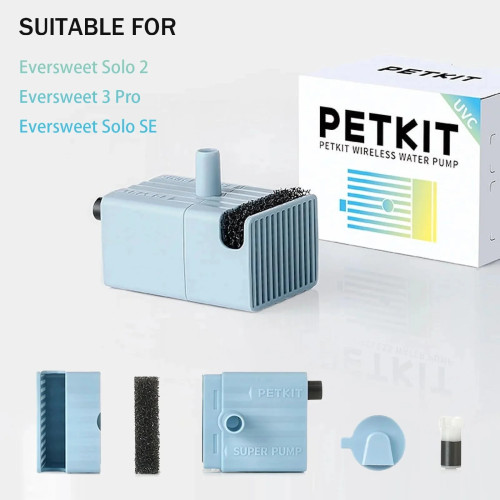 Замененный УФ-насос для стерилизации PETKIT для всех беспроводных насосов PETKIT, сменный беспроводной насос для фонтана для воды для воды для собак и кошек