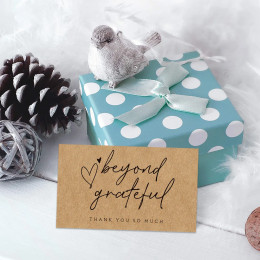 10-30 шт., карточки из натуральной крафт-бумаги «beyond grateful»