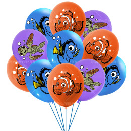 10/20 шт., воздушный шар Disney Finding Nemo Fish, морское животное, рыба-клоун, океанский мир под морем, декор для дня рождения, принадлежности для детского душа
