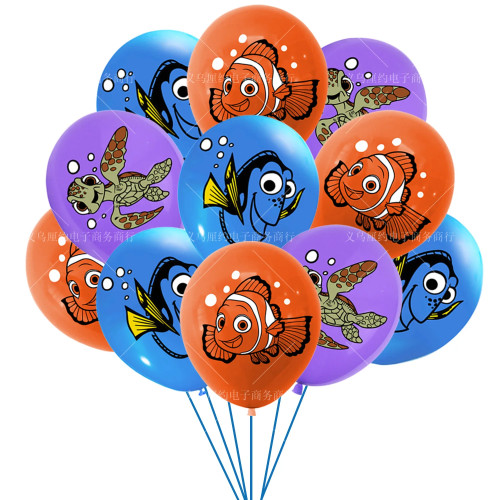 10/20 шт., воздушный шар Disney Finding Nemo Fish, морское животное, рыба-клоун, океанский мир под морем, декор для дня рождения, принадлежности для детского душа