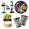 Украшения для дня рождения Coraline, декоративные шары из Коралина, одноразовая посуда для дня рождения, бумажная посуда для Ki