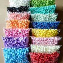 500 шт. искусственные цветы 3,5 см PE розы DIY розы на День святого Валентина День матери Рождество свадьба коробка конфет украшение венок