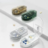 1 шт., коробка для резки таблеток, портативная коробка для лекарств, резак для таблеток, разветвитель, держатель для таблеток, коробка для резки таблеток, аптечка