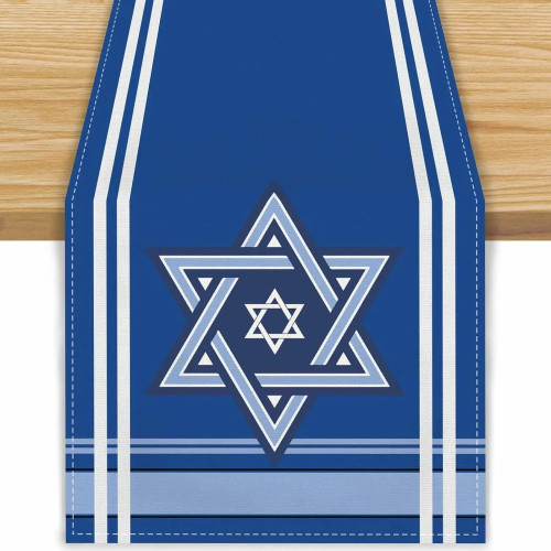 Happy Passover льняные дорожки для стола еврейский фестиваль декор стола многоразовые дорожки для кухонного обеденного стола украшения для вечеринок