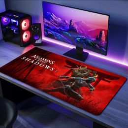 Коврик для мыши Game A-Assassins Creed Shadows S, коврики для клавиатуры, офисный большой коврик для мыши, большой противоскользящий резиновый коврик для компьютерной мыши
