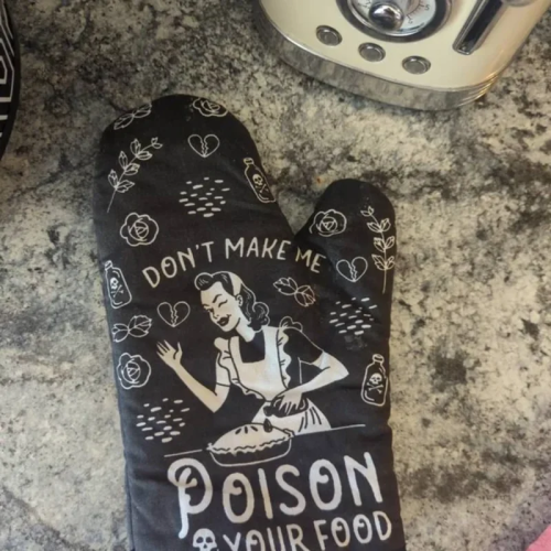 Хэллоуин Don't Make Me Truison Your Food Мягкая варежка для духовки Набор горшков на новоселье Подарочное украшение комнаты Товары для вечеринки на Хэллоуин