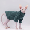 Одежда для кошек сфинкса, мягкий хлопковый зимний наряд для кошек для домашних животных, однотонный костюм дьявона безволосной кошки, одежда для домашних животных