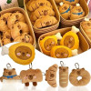 1-20 шт. Kawaii капибара плюшевый кулон милый мультфильм еда тематическая кукла подвеска для сумок рюкзаки сувениры для вечеринок идеи подарков на день рождения