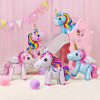 Baby Shower 3D гигантский воздушный шар с единорогом, надувные воздушные шары с радужной лошадью, детская игрушка, единорог, украшение для дня рождения, воздушные шары, принадлежности