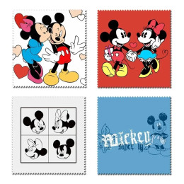 Милый очиститель очков Disney с Микки и Минни, ткань из микрофибры, ткань для чистки линз, салфетки для чистки экрана телефона, оптовая продажа