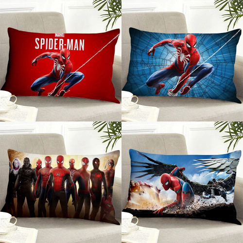 Наволочка Marvel Spiderman Hero для гостиной, дивана, супер мягкий чехол для подушки, подходит для дома, спальни, украшения комнаты, наволочка