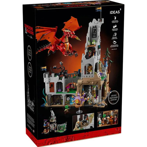 Kalein 3745 шт. Dungeons&Dragons Red Dragon21348, набор строительных блоков, собранная игрушка, детский подарок на день рождения