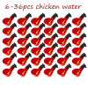 6-36 шт., подвесные чашки для воды для курицы, перепела, соска, миска для питья, миска для подачи воды для птиц, чашка для поилки для заднего двора, автоматическая птица