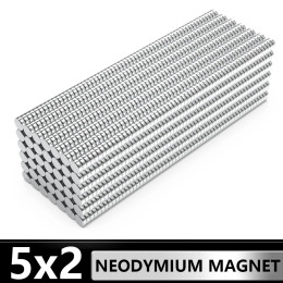 Супер мощный круглый магнит 5x2 мм, сильные маленькие магниты на холодильник для DIY, здания, научных, поделок и офисных магнитов