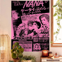 Японский классический аниме NANA мультфильм гобелен богемные настенные гобелены Мандала настенные листы