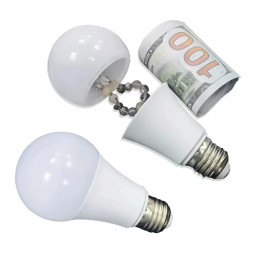 Sight Secret Light Bulb Home Diversion Тайник Банка Безопасный контейнер Скрывающее место ⁣ ⁣ ⁣ ⁣   Скрытый секретный отсек для хранения