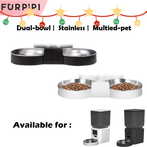 Furpipi-аксессуары для кормушек для домашних животных, двойные чаши, USB, адаптер, осушитель, лифт, кошка и собака