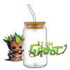 Miniso мультфильм Грут 16OZ UV DTF обертки для чашек переводная наклейка для стеклянной бутылки Libbey Can самоклеящаяся моющаяся DIY на заказ