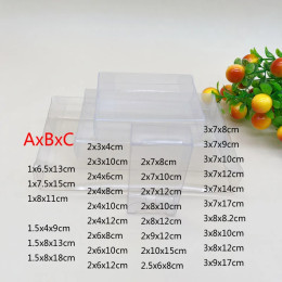 100 шт., прозрачная пластиковая коробка ABC с обеих сторон