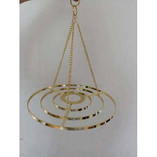 Вешалка Золотая Camal для люстры, в форме центрального элемента, 1 шт., 8,6 дюйма, 22 см, хрустальные бусины для свадьбы, Рождества, вечеринки, подвесные украшения «сделай сам»