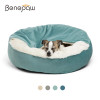 Benepaw ортопедическая кровать для собак с одеялом с капюшоном, зимняя теплая водонепроницаемая грязеотталкивающая домашняя кроватка для кошек и щенков, которую можно стирать в машине