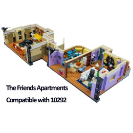 Moc De Vrienden Придобная модель Bouwstenen Bricks Speelgoed Kids Geschenken 10292 21319