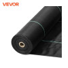VEVOR 3 фута x 50 футов, сверхмощная пейзажная ткань премиум-класса с сорняками, тканая геостатическая ткань 3,2 унции, под гравием, высокая проницаемость