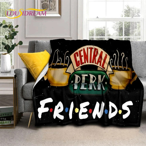 Классическое Одеяло Perk Friends TV Show, мягкое покрывало для дома, спальни, кровати, дивана, пикника, путешествия, офиса, подарок для детей