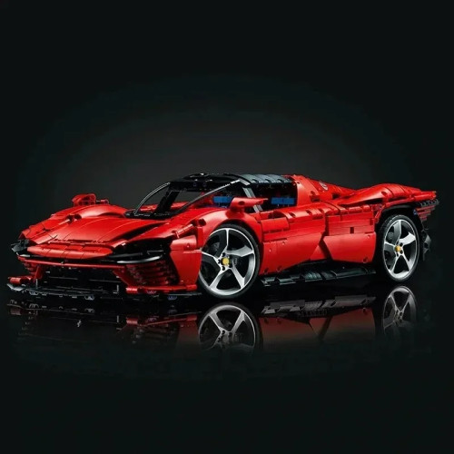 2025 НОВИНКА В наличии Техническая совместимость 42143 Ferraried Daytona SP3 Суперкар Строительные блоки Модель автомобиля Кирпичи для рождественских подарков