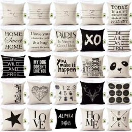 Чехол для подушки с надписью Motto Home Love, чехол для подушки, декоративные подушки для дивана, домашний декор