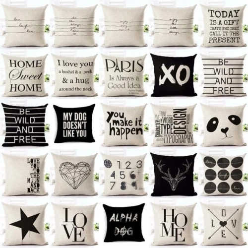 Чехол для подушки с надписью Motto Home Love, чехол для подушки, декоративные подушки для дивана, домашний декор