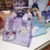Kawaii Sanrio Bento сумка Cinnamoroll Kuromi Mymelody холст ПУ квадратный Портативный Ланч-бокс сумка студент День рождения Рождественский подарок девочка