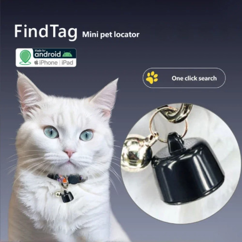 Global Locator Mini Pets, совместимый с системой Android ISO для птиц, собак и кошек, просмотр 3-дневного движения, GPS-трекер