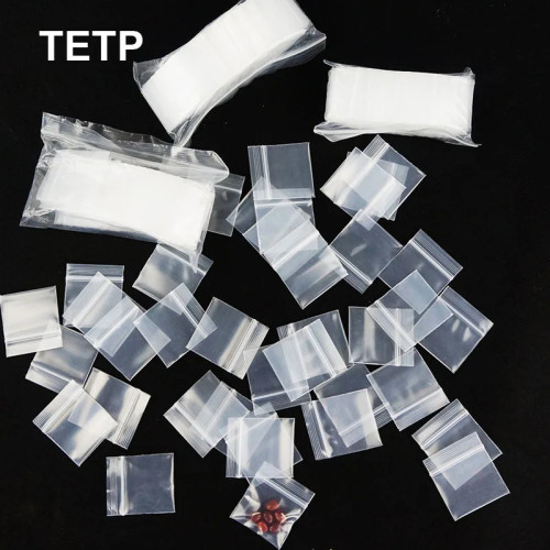 TETP 500 шт. прозрачные мини-сумки на молнии, утепленные портативные ювелирные изделия для дома и путешествий, хрустальные подарочные пакеты для хранения, оптовая продажа