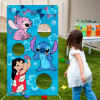 Lilo Stitch Toss Party Games висит баннер открытый метательный игровой фон детский фон для дня рождения