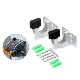 Катушка для садового шланга, настенные вешалки, многофункциональные крючки для тележки для водяного шланга для домашнего гаража, двора, уличного двора