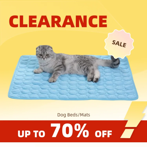 Clearance_Pet Ледяные коврики Летний диван-гнездо для кошек и собак Охлаждающий спальный коврик для маленьких собак Прочный охлаждающий коврик для дивана Одеяло_Co