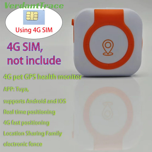 4G GPS трекер собака кошка IP67 водонепроницаемый трекер для домашних животных гео-забор монитор ошейника для собак в реальном времени GPS спортивное отслеживание мониторинг здоровья