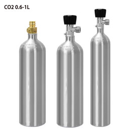 Цилиндр CO2 для аквариума, взрывозащищенный кислородный цилиндр для аквариума из алюминиевого сплава, алюминиевый цилиндр высокого давления