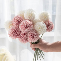 Букет искусственных цветов гортензии для дома, декора спальни, свадебное украшение сада, вазы для рукоделия, аксессуары для цветочной композиции