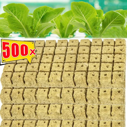 500/50 шт., губка для посадки, стартовые пробки из камня, гидропонные кубики для выращивания, домашняя теплица, садовые аксессуары, блок для рассады