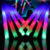 20/30 шт. светодиодные светящиеся палочки оптом, красочные RGB светящиеся пенопластовые палочки, трубка для подбадьбы, темный свет, товары для рождественской вечеринки, дня рождения, свадьбы