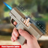 Многофункциональная коробка для сигарет, зажигалка для журналов, прямая в пламенте, бутановые надувные зажигалки и аксессуары для курения
