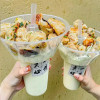 2 шт., портативные чашки для чая и молока, 2 в 1