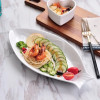 Ресторан с рыбой на пару, домашняя кухонная посуда, фарфоровые тарелки с рыбой в позолоченной оправе, креативная тарелка для зарядного устройства в форме рыбы для ужина