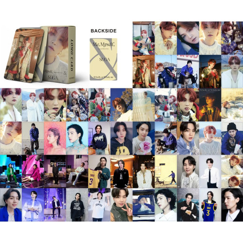 55 шт./компл. Kpop idol Suga фотокарта персональная фотография"Wholly или whole me"ломо-карта фотокарточки фанаты коллекционные карты подарки